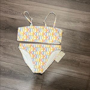 Kith Kids Swim Bikini in Pastel Multicolor